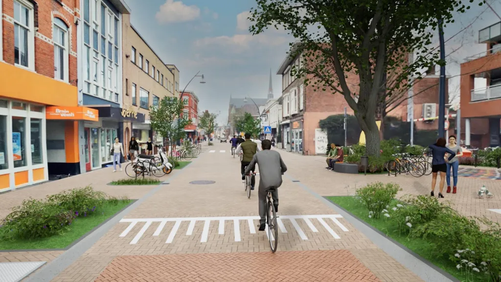 Assendorperstraat op de schop: meer groen en minder auto’s Assendorperstraat op de schop: meer groen en minder auto's