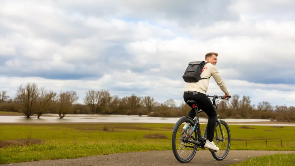 Fietsactie wegens werkzaamheden N764 groot succes