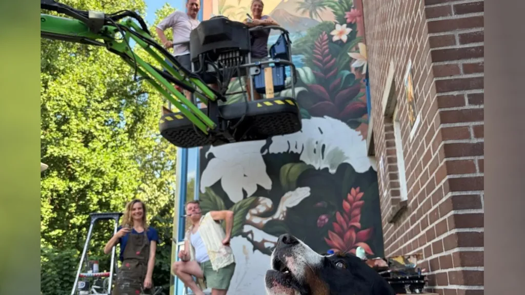 Kunst en groen verrijken de Sabangstraat Kunst en groen verrijken de Sabangstraat
